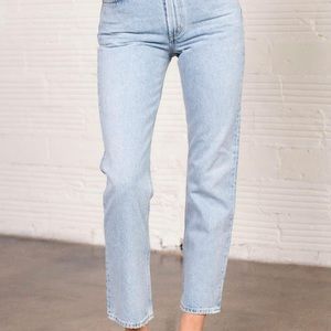Agolde Mia Dimension Slim Straight Jean